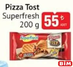 SUPERFRESH PİZZA TOST 200 G SUPERFRESH PİZZA TOST 200 G